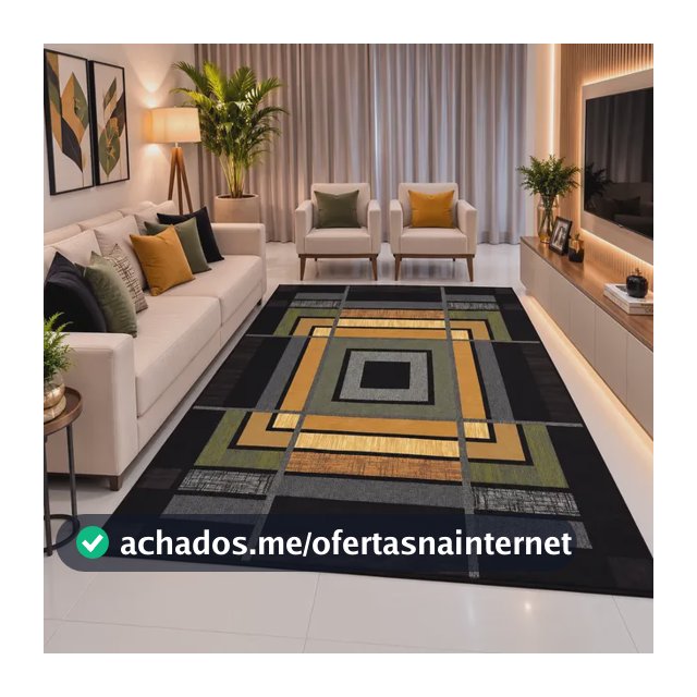 Tapete De Sala Quarto Moderno 1,50x2,00 Premiere Bahamas