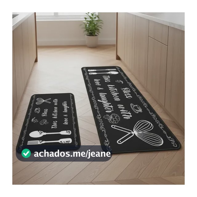 Passadeira Cozinha Antiderrapante 40x120 Cm 40 Cm 60 Cm 4060cmcarpet45