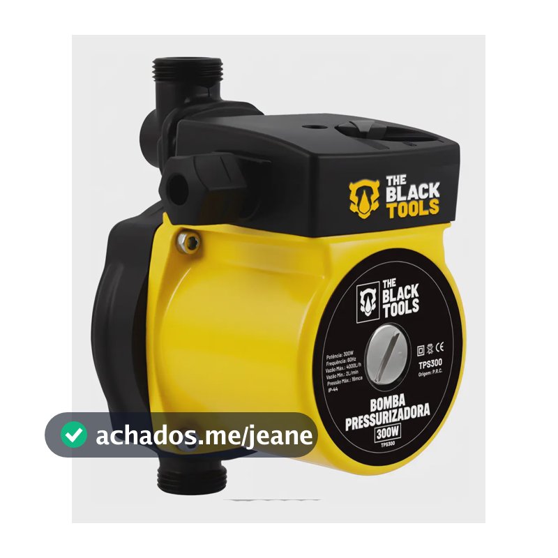 Bomba Pressurizador De Água Motobomba 300w Aumento Pressão