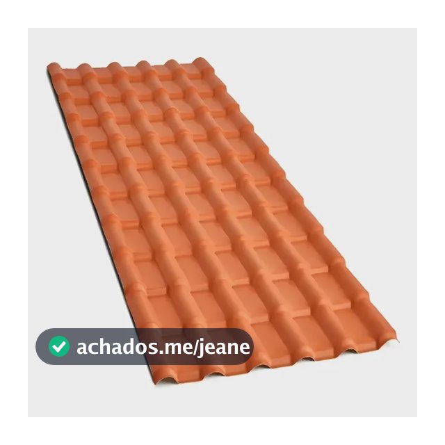Afort Terracota 6 Ondas 242x88cm PVC laranja