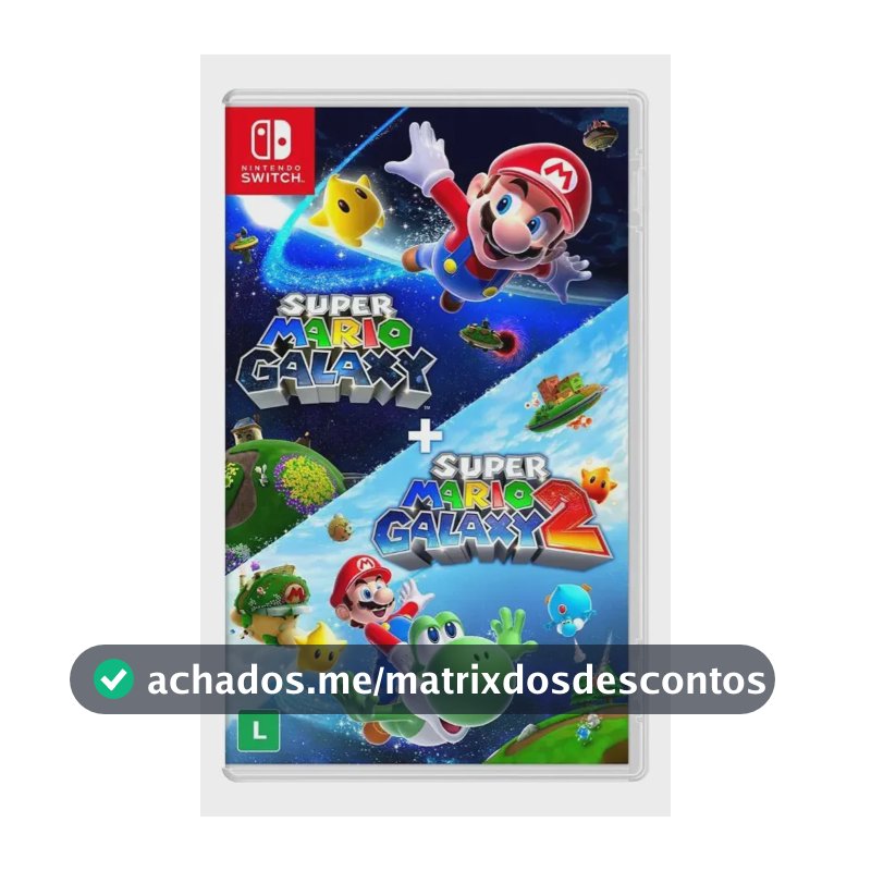 Super Mario Galaxy y Super Mario Galaxy 2 Switch Fisico