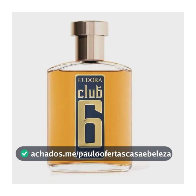Perfume Masculino Eudora Club 6 Exclusive 95 mL