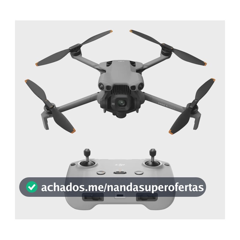 Drone Dji Mini 5 Pro Standard (sem Tela) Br - Dji065 Cinza