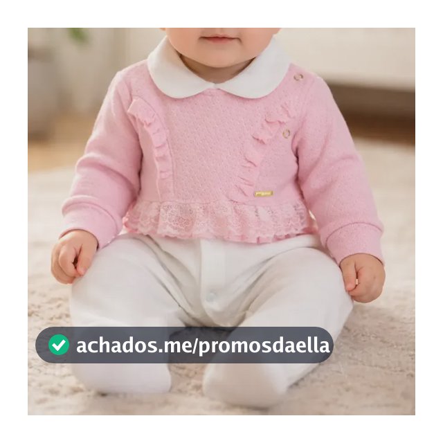 Macacão Bebê Menina Suedine Rosa Princesa Com Tiara