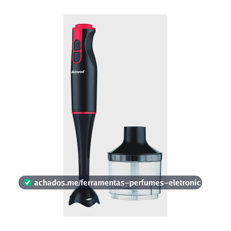 Mixer Apr 400 Lâmina De Aço 2 Velocidade 400w 220v Amvox Cor Preto