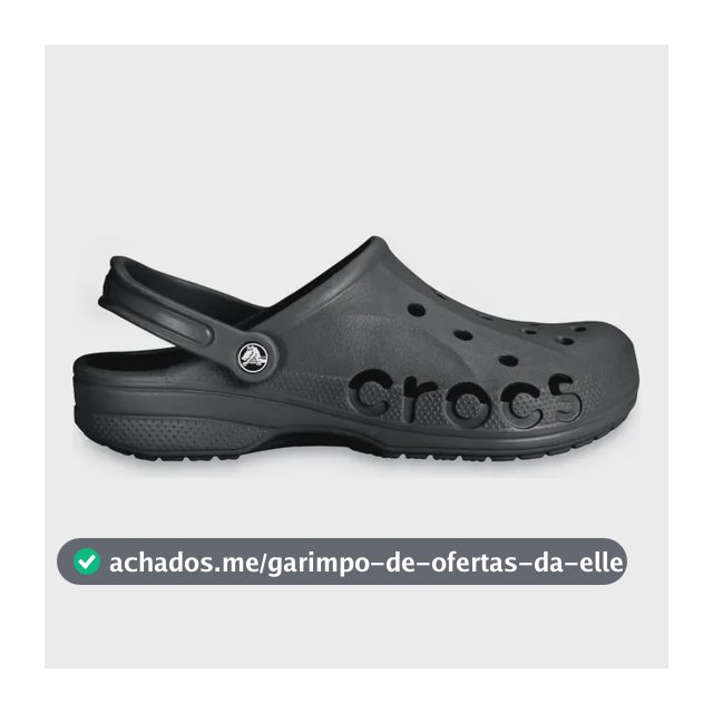 Sandália Crocs Baya Clog Black
