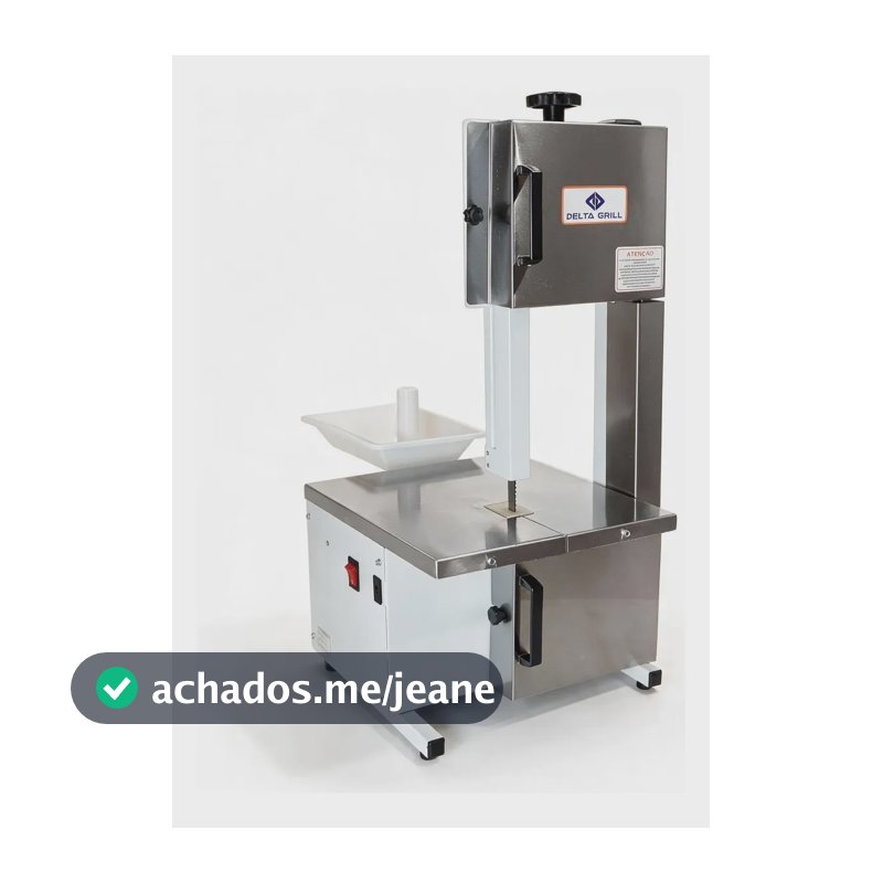 Serra Fita Semi Inox Moedor Boca 5 Açougue 1,46 Delta Grill