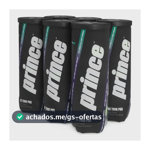 Bola De Tênis Prince Nx Tour Pro Pack Com 06 Tubos