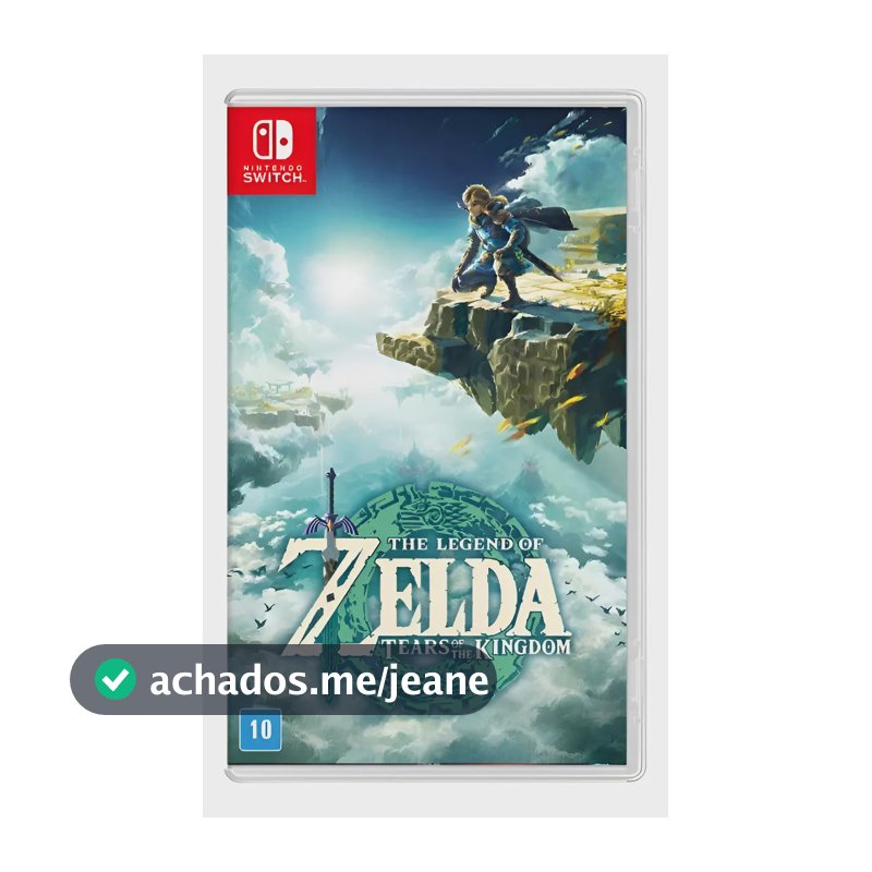 Jogo Zelda Tears Of The Kingdom Nintendo Switch Nacional