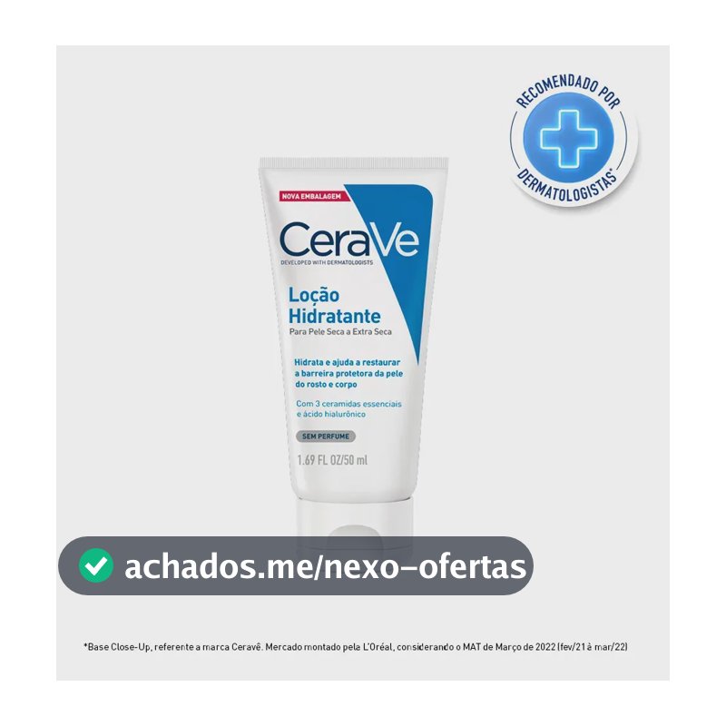 Loção Hidratante Para Pele Seca A Extra Seca 50ml Cerave