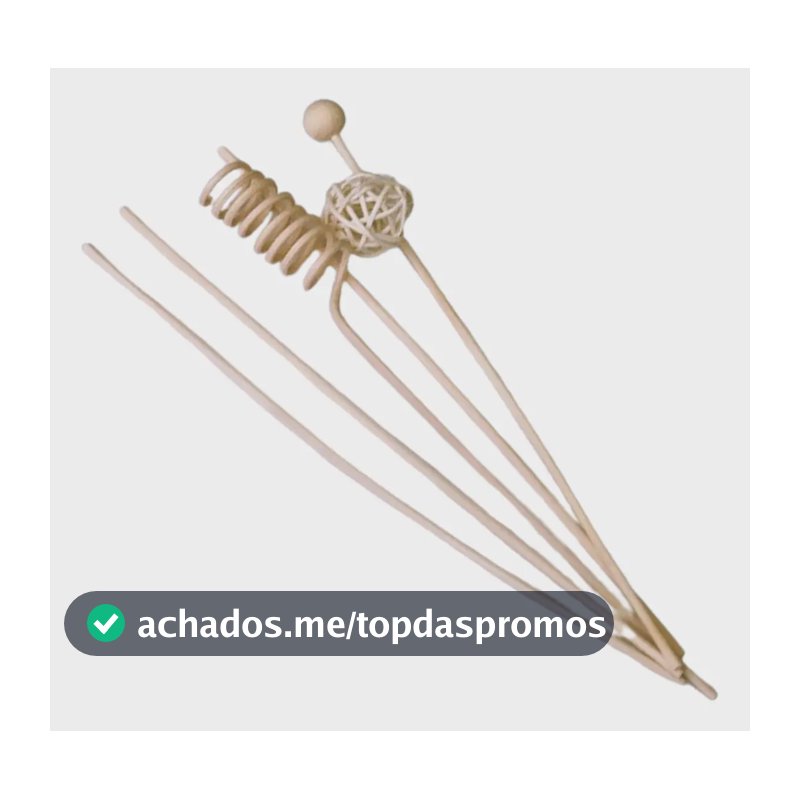 Kit Varetas Palitos Decorados P/ Aromatizador Difusor 5 Un