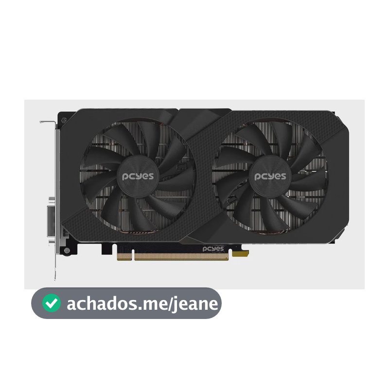 Placa de Vídeo Pcyes Nvidia GeForce RTX 3050 8GB GDDR6 4K Black Edition
