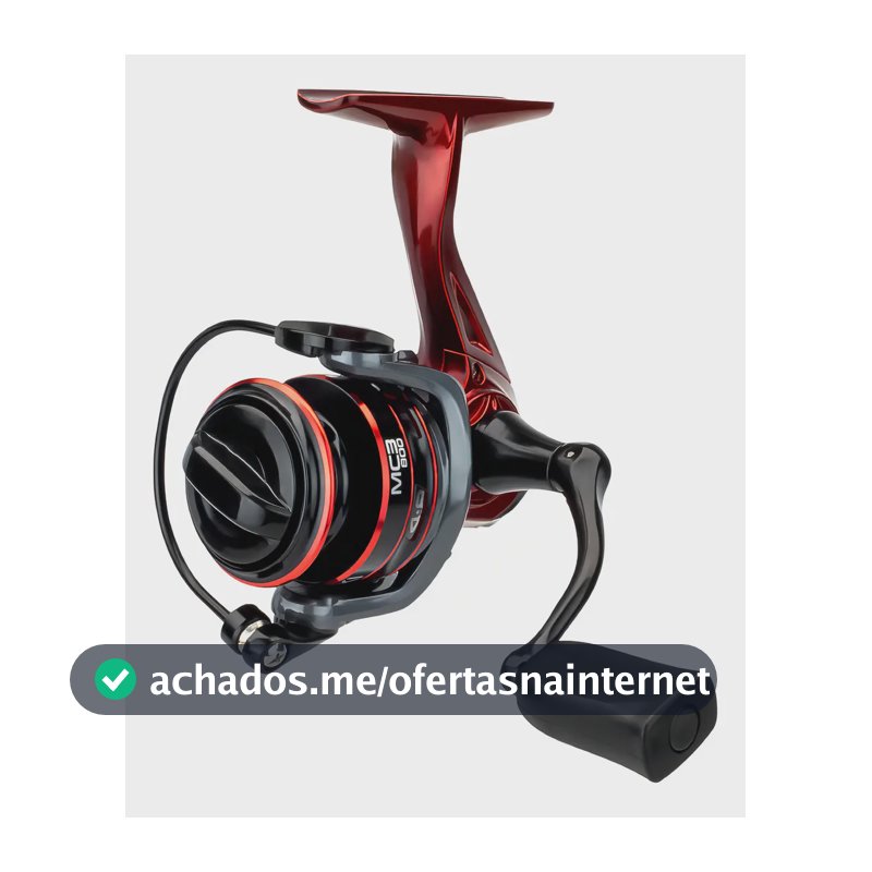 Molinete Voxxi MC3 800 3 Rolamentos Preto Vinho Arrasto 2.5kg