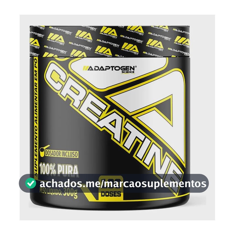 Creatina Adaptogen Science Platinum em pó Sem sabor x 300g