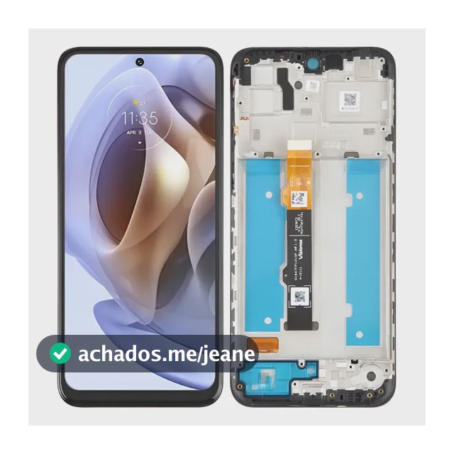 Tela Touch Display Lcd Compatível Moto G31 Xt2173 Com Aro