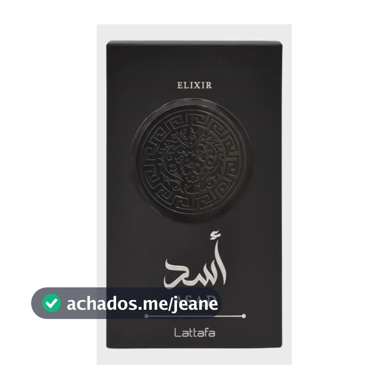 Perfume Árabe Asad Elixir Masculino Edp 100ml Eau De Perfum