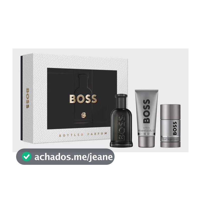 Kit Perfume Hugo Boss Bottled Parfurm 100ml Shower Gel Desod