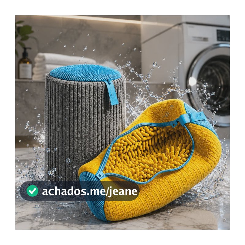 Kit 2 Sacos De Lavagem Tenis Sapatos Para Máquina De Lavar Aleatório