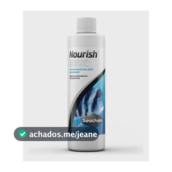 Seachem Nourish 50ml Vitamina Aminoácidos P/ Aquário Doce