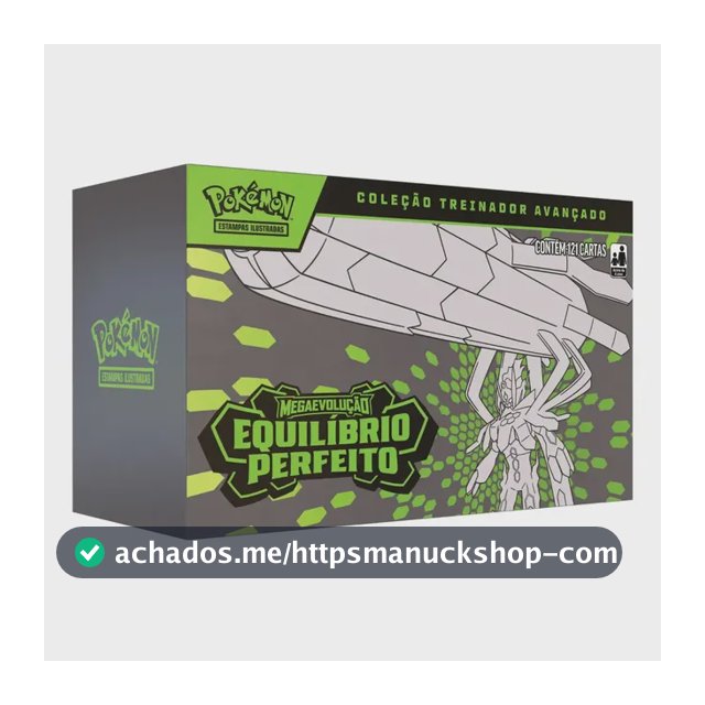 Pokémon TCG Box Treinador Avançado Equilíbrio Perfeito Copag