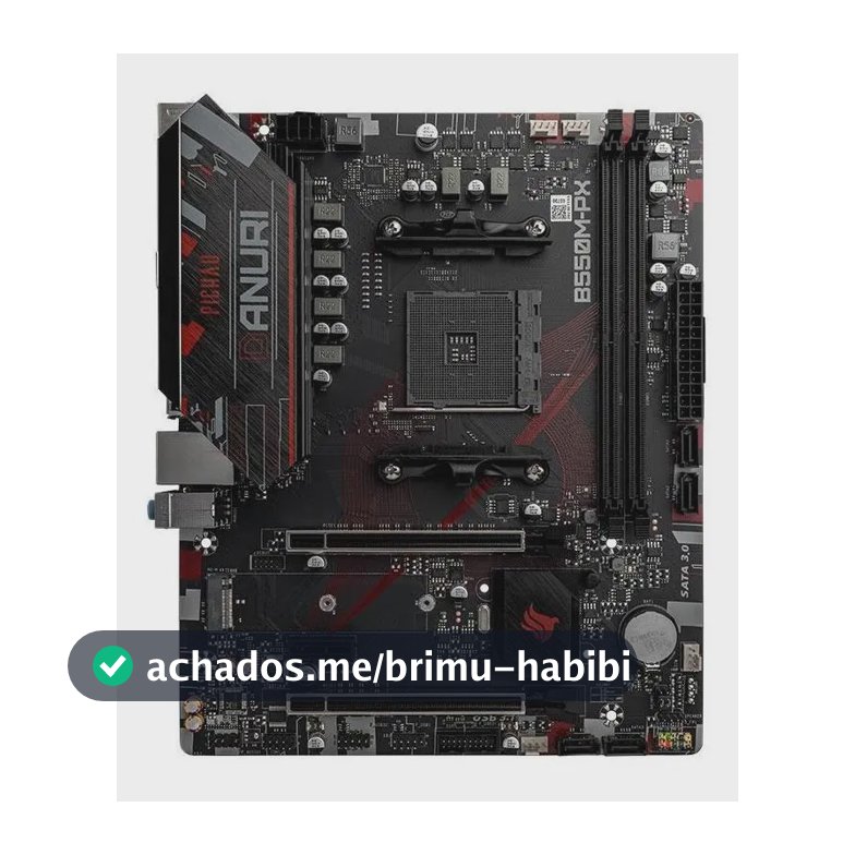 Placa Mae Pichau Danuri B550m-px, Ddr4, Socket Am4, M-atx Cor Preto