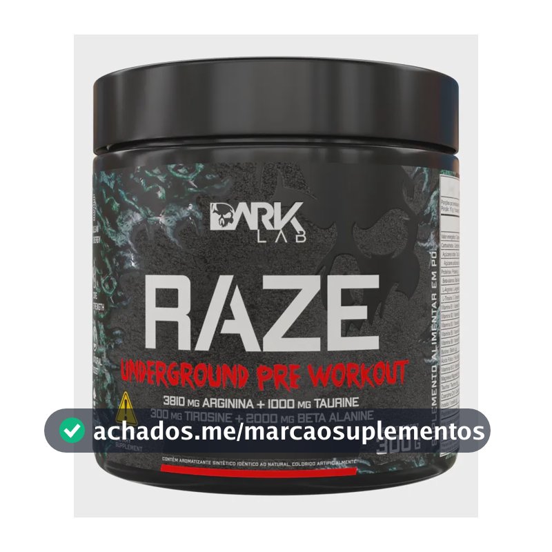 Pre Treino Raze Frutas Amarelas 300g Dark Lab