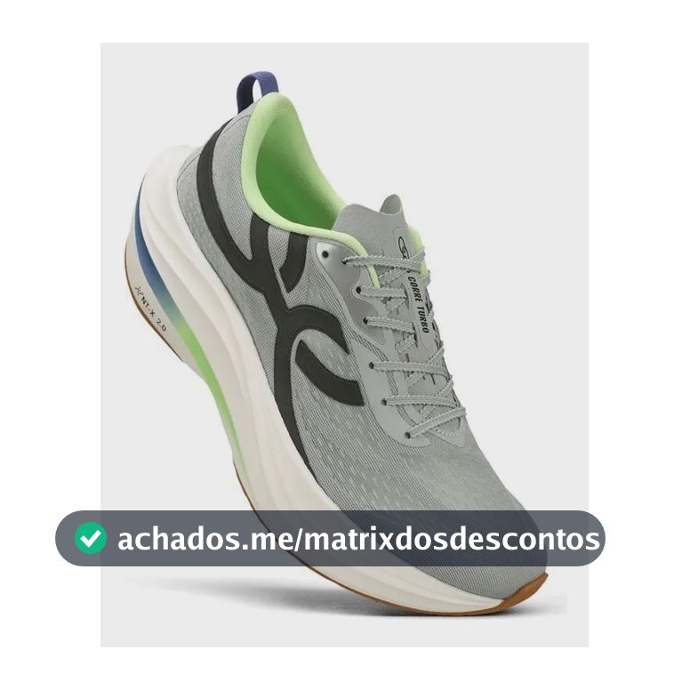 Tênis Running Olympikus Corre Turbo Cinza 39