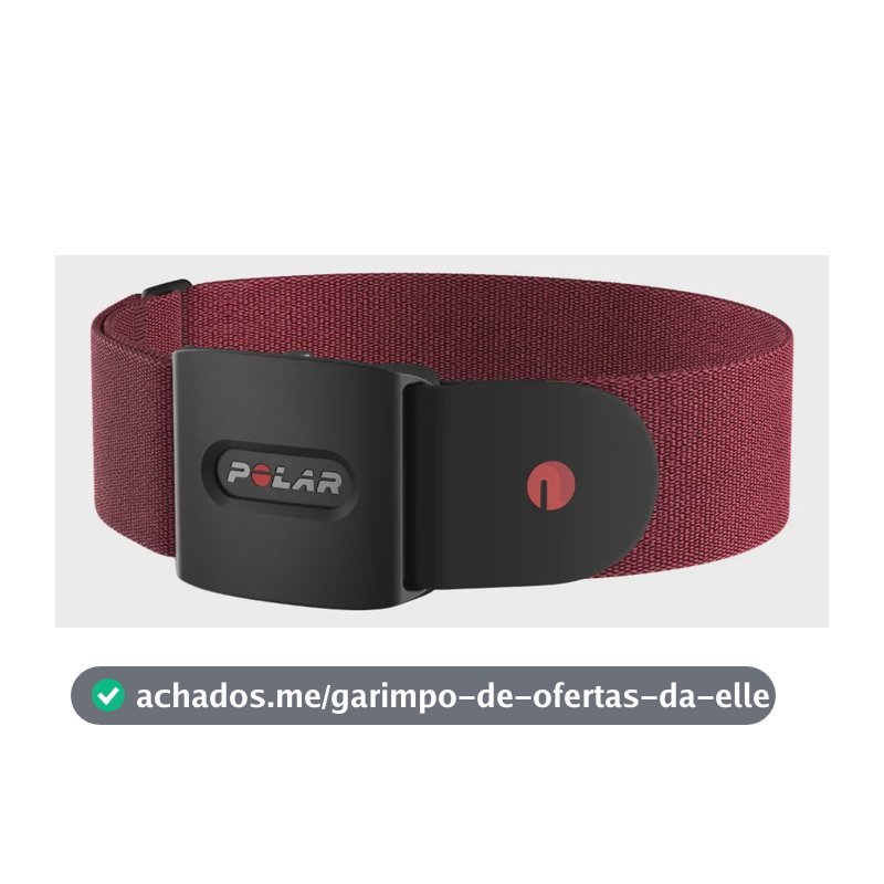 Sensor Cardíaco Óptico Polar Verity Sense Vermelho Escuro (M/GGG)