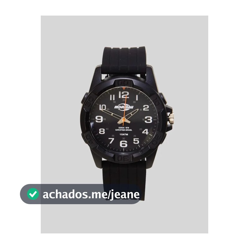 Relógio Mormaii MOPC21JAS/8L Masculino Cor Preto