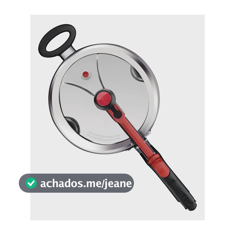 Panela de Pressão 3L Alumínio Polido 3 Sistemas Segurança Cabo Reforçado Clock