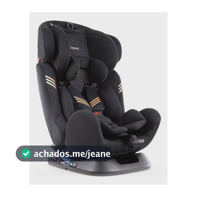 Cadeirinha Cosco Kids, Progress, 0 a 36kg, Preto Bronze