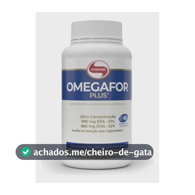 Omegafor Plus 120 Cápsulas Ômega 3 Vitafor