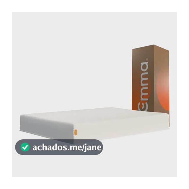 Colchão Casal Emma Basics 17 – 138x188cm - Espuma D28 17cm com Tecnologia Alemã, Embalado à Vácuo, Firmeza Ideal, Suporte Confortável