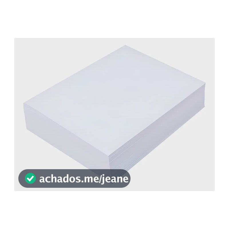 Papel Offset A4 Branco 180g Fortini Paper Group 250 Folhas Dupla Face