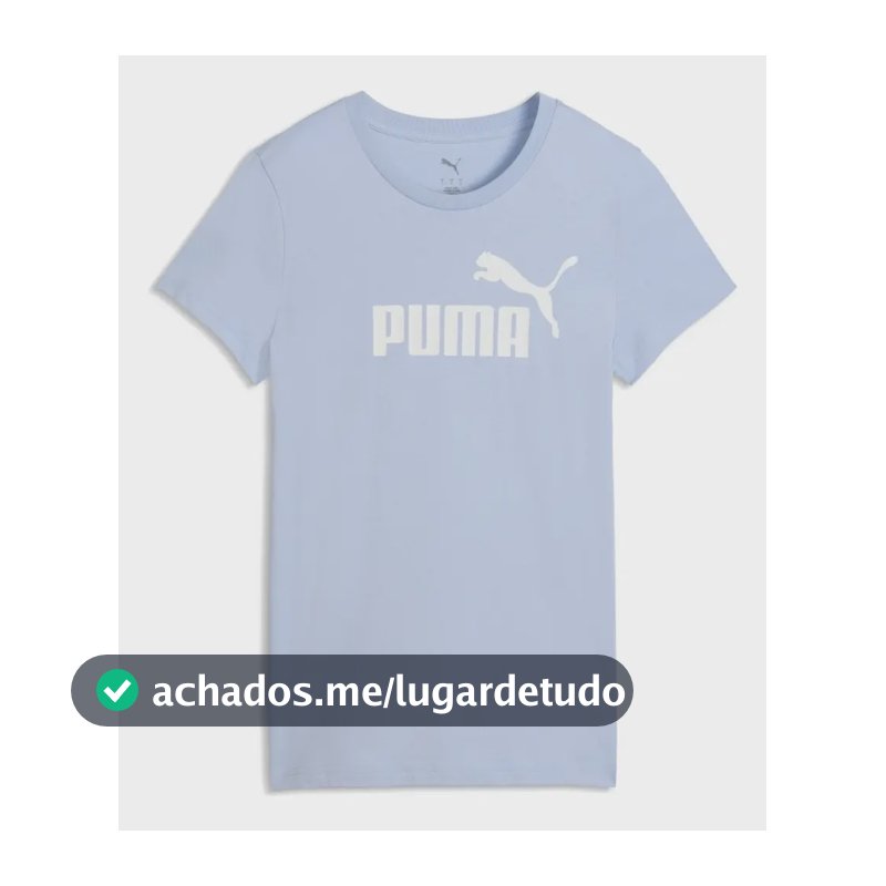 Camiseta Feminina Ess No. 1 Logo Slim Tank Puma Snow Mountain Blue N/a Gg Liso