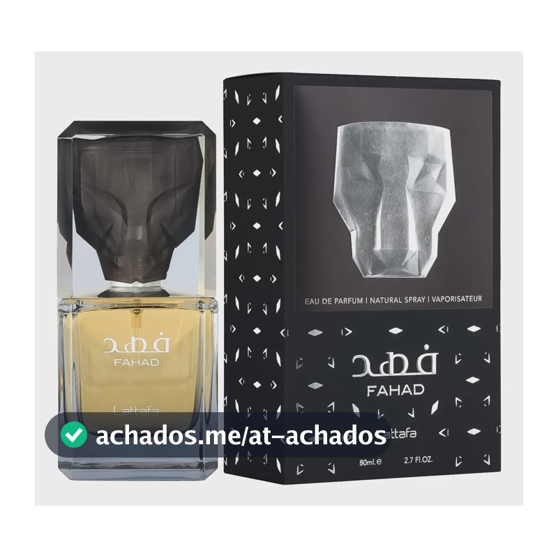 Perfume Lattafa Masculino Fahad 80ml - Lançamento