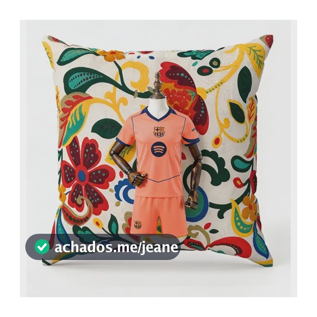 2 Capas De Almofada 45x45 Impermeavel Bege Floral Externa Jo