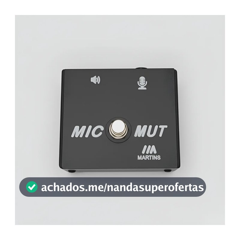 Pedal Mic Mut Martins Comunicação Banda Líder (sem Trava) Sem Trava
