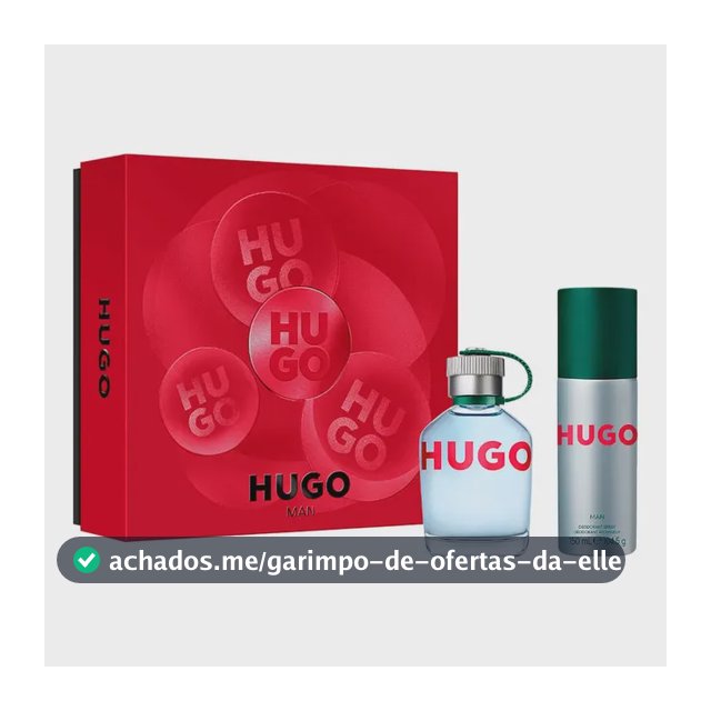 Kit Hugo Man Masculino - Eau De Toilette 75ml + Desodorante 150ml