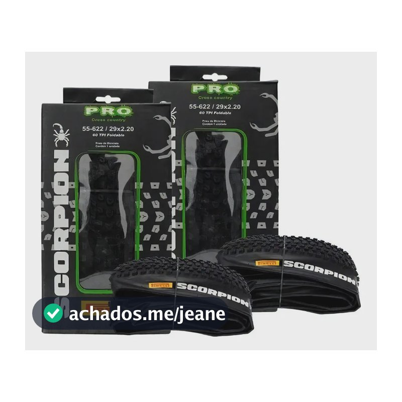 Par Pneu Bike Pirelli Scorpion Aro 29x2.20 Sem Arame Mtb