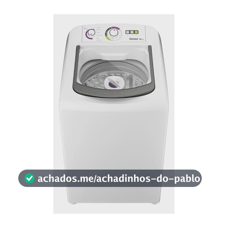 Máquina de Lavar Consul 13Kg Branca Ciclo Edredom - CWH13AB