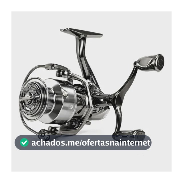 Molinete 5,0:1 Copos De Alumínio Suporta 12kg Drag Carretel