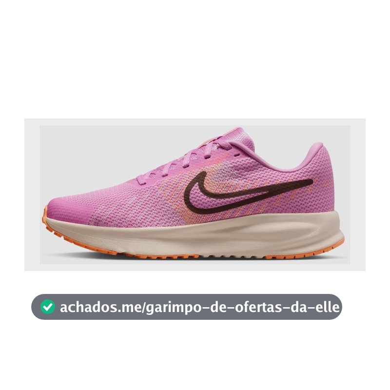 Tênis Nike Run Defy Feminino Rosa/bege 34 Br
