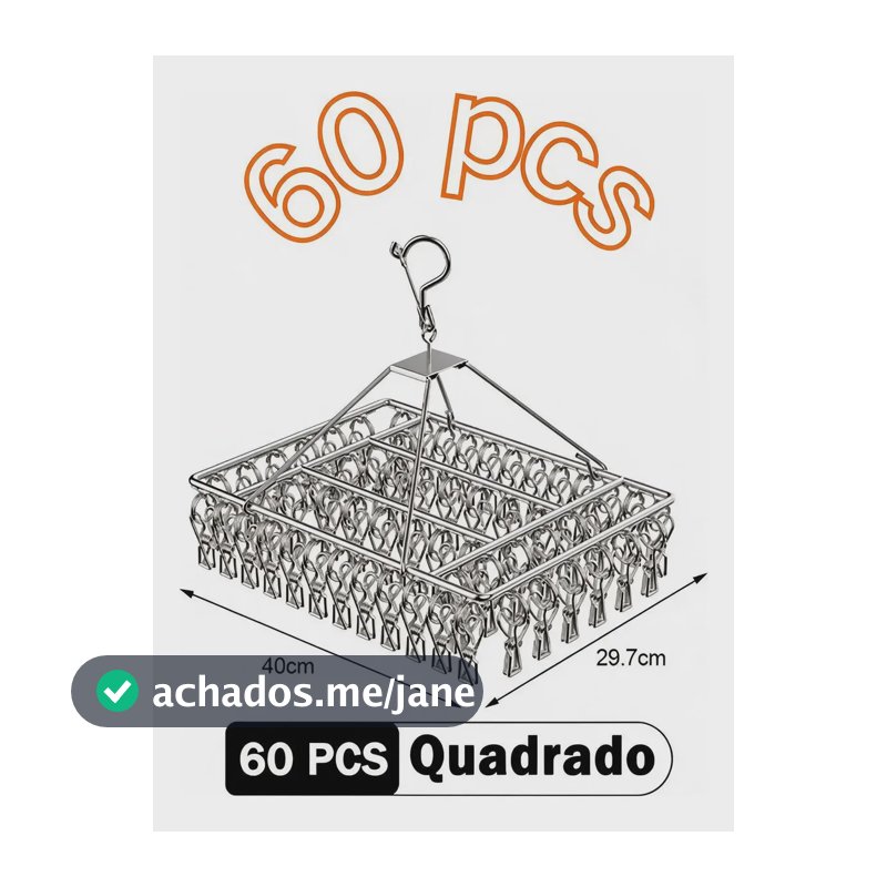 Varal Para Apartamento Com 60 Prendedores