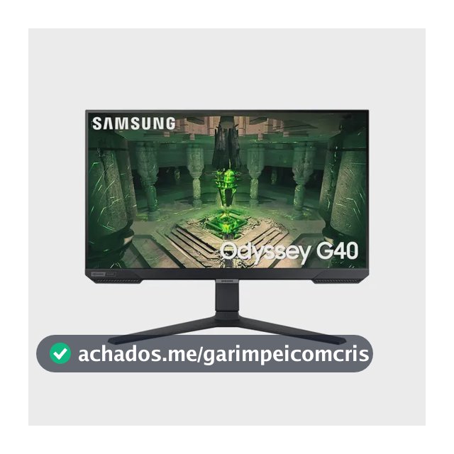 Monitor Gamer Samsung Odyssey G40 27 , 240 Hz, 1ms, Ajuste De Altura, Gsync, Freesync,hdmi, Dp, Fhd, Preto