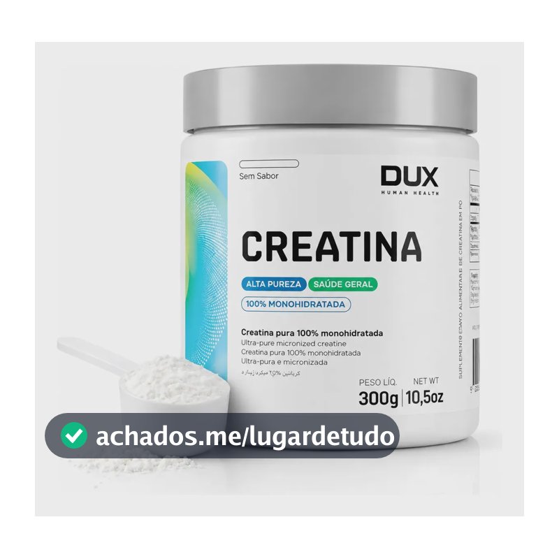 Creatina Dux Nutrition em pó Sem sabor x 300g