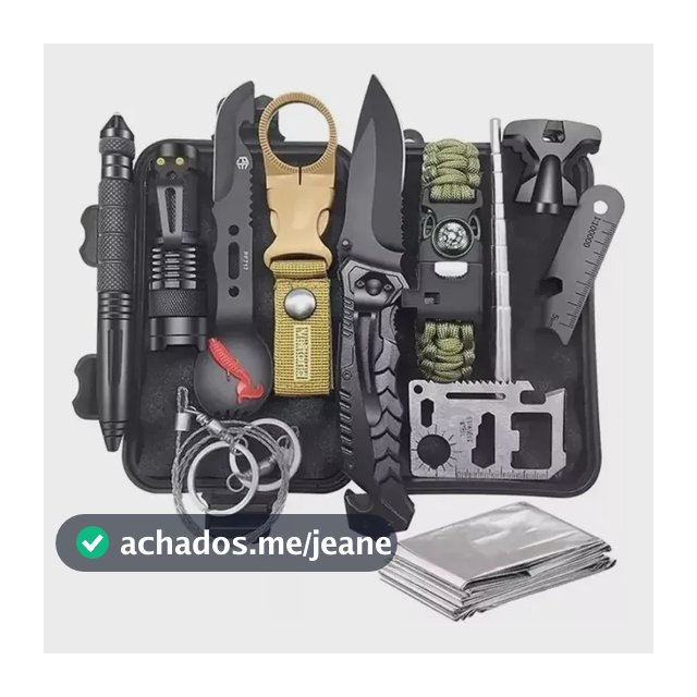 Kit De Sobrevivência De Emergência De Acampamento Aventura