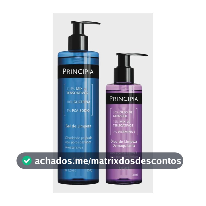 Principia Kit Limpeza Profunda Pele Sensível Gl-02 + Ol-01