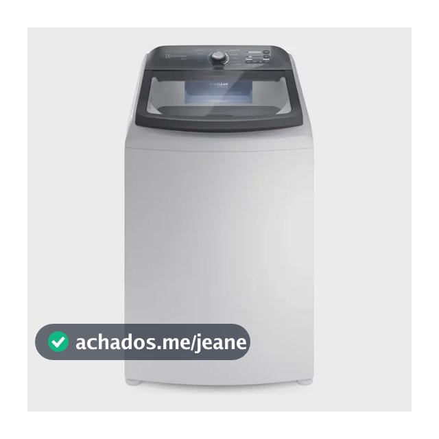 Lavadora de roupas Electrolux Efficient Lee18 18kg com cesto inox 127