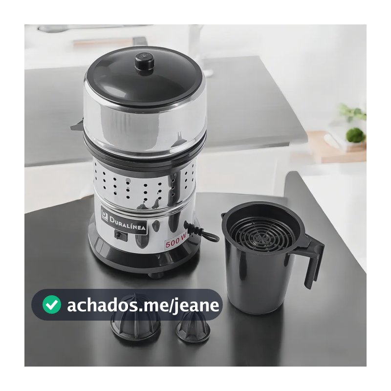 Espremedor Industrial Duralínea EIPD Inox 500W Para Suco De Frutas